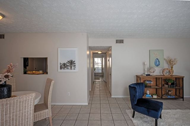 Living room and hallway